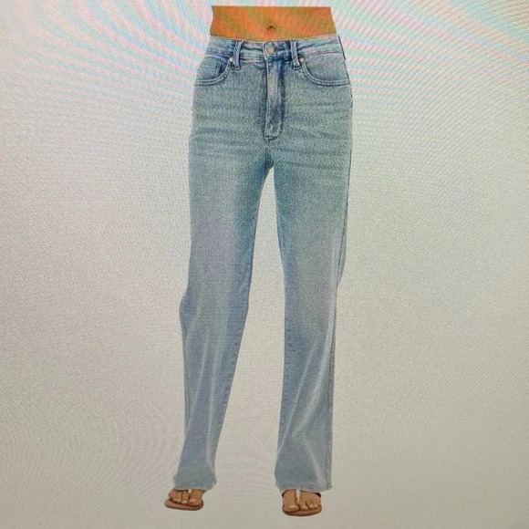 Judy Blue High Rise Tummy Control Vintage Wash Straight Jeans size 11/30 - Picture 2 of 11